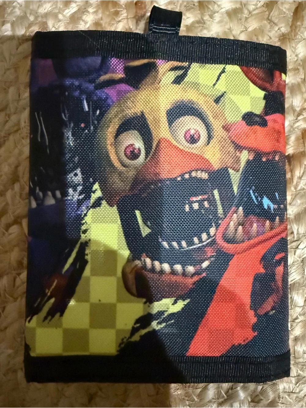 Five Nights at Freddy’s Nylon Black Tri-Fold Wallet